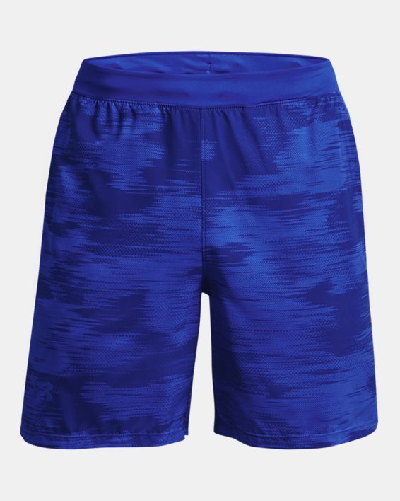 Pantalón corto de 18 cm con estampado UA Launch para hombre, Blue, pdpMainDesktop image number 6